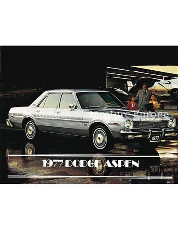 1977 DODGE ASPEN BROCHURE ENGELS, Boeken, Nieuw