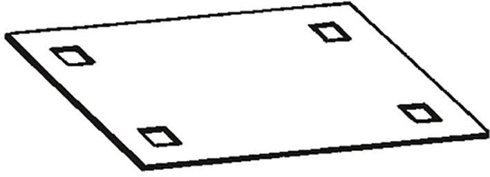 ABB EH3 Bottom Plate DIN 1 Component EH3PE1EH -, Doe-het-zelf en Bouw, Elektriciteit en Kabels, Verzenden