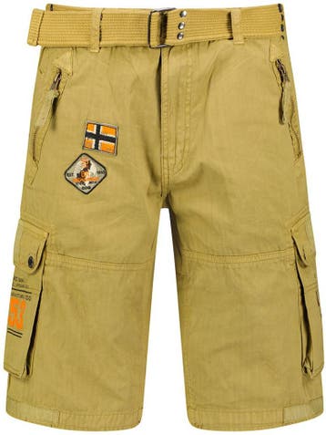 Geographical Norway Heren Korte Broek Met Riem Paintball, Verzenden