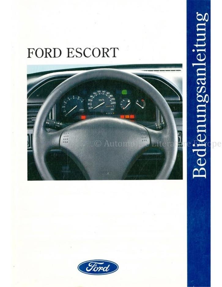 1993 FORD ESCORT INSTRUCTIEBOEKJE DUITS, Autos : Divers, Modes d'emploi & Notices d'utilisation