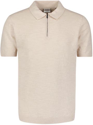 No Excess Half Zip Poloshirt Ecru maat Maat 52/54 (L) Heren, Vêtements | Hommes, Polos, Verzenden