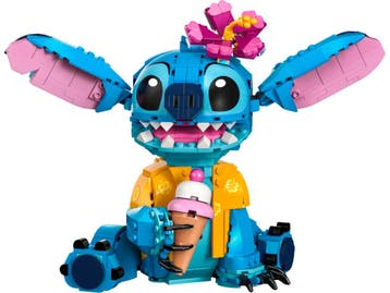 LEGO Disney Stitch - Bouwset 730 stuks - Beweegbare oren en, Verzenden, Zo goed als nieuw