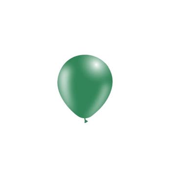 Donkergroene Ballonnen 14cm 100st, Verzenden