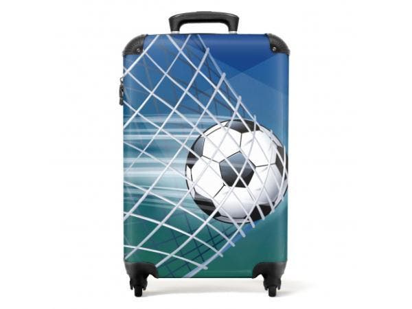 Veiling - Koffer handbagage voetbal goal, Bijoux, Sacs & Beauté, Valises