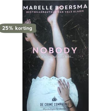 Nobody 9789461092120 Marelle Boersma, Verzenden, Marelle Boersma