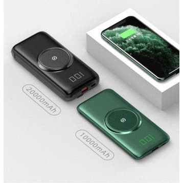 20.000mAh Qi Powerbank - Draadloos Opladen - 4 Types, Verzenden