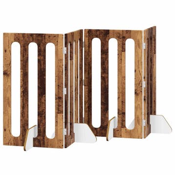 vidaXL Vouwbaar huisdierhek 4 st 201 x 38 x 90 cm, Verzenden