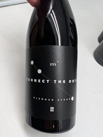 2022 Minimalist Wines Connect The Dots Syrah - Western, Nieuw