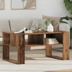 vidaXL Salontafel met opslag Oudhout 92 x 53 x 45 cm Bewerkt, Verzenden, Nieuw