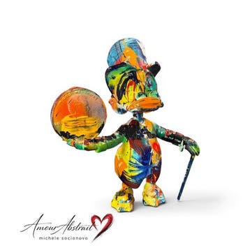 michele socionovo - Zio paperone Amour Abstrait