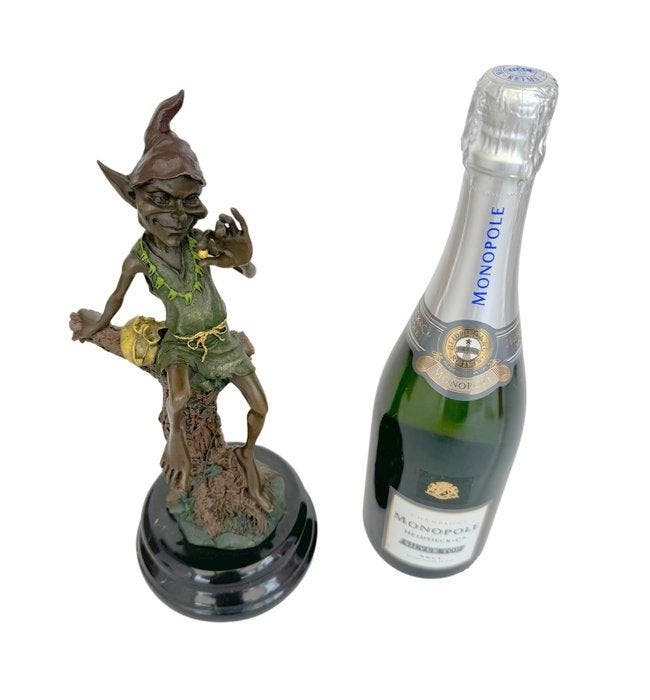 Beeldje - Kabouter - Goblin - Brons, Antiek en Kunst, Kunst | Designobjecten