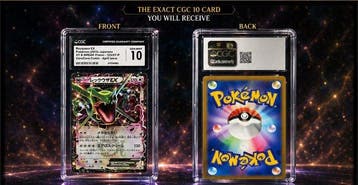 Pokémon - 1 Graded card - Rayquaza Corocoro Promo 123/XY-P, Nieuw