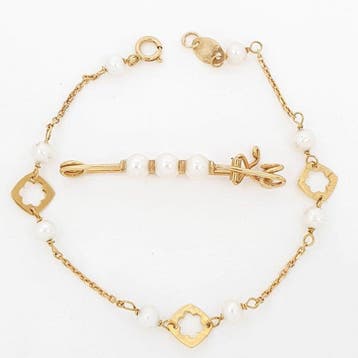 Ensemble de bijoux 2 pièces - 18 carats Or jaune, Or blanc -