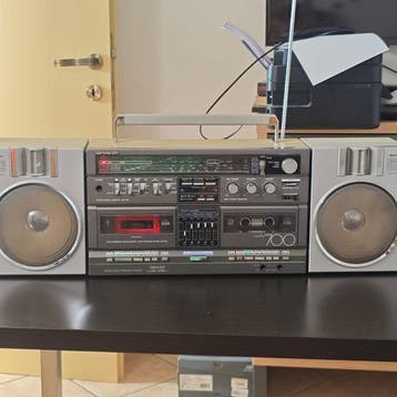 Sharp - GF-700H Portable Stereo Draagbare cassettespeler