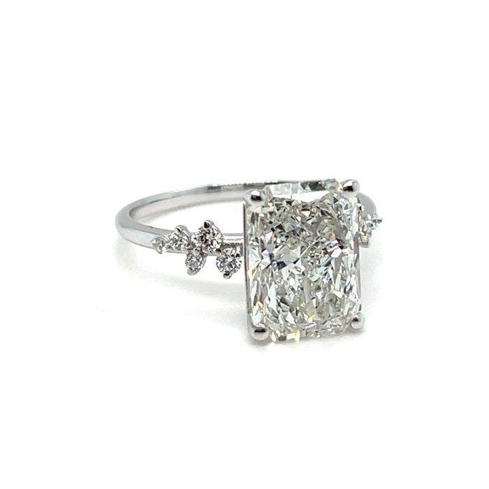 Sans prix de réserve - Bague - 14 carats Or blanc - 4.22ct., Bijoux, Sacs & Beauté, Bagues
