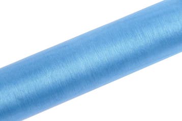 Lichtblauwe Organza Stof 16cm 9m, Hobby en Vrije tijd, Verzenden, Nieuw