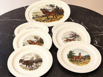 Vohnstrauss Seltaman - Tafelservies voor 6 (7) - Porselein