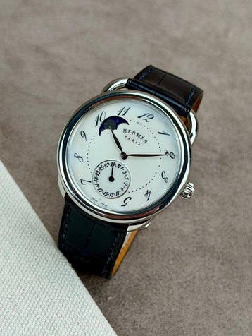 Hermès - Arceau Petit Lune MOP dial Automatic Date -, Nieuw