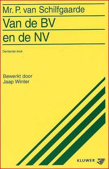 Van de BV en de NV - van Schilfgaarde, Boeken, Studieboeken en Cursussen, Verzenden, Nieuw