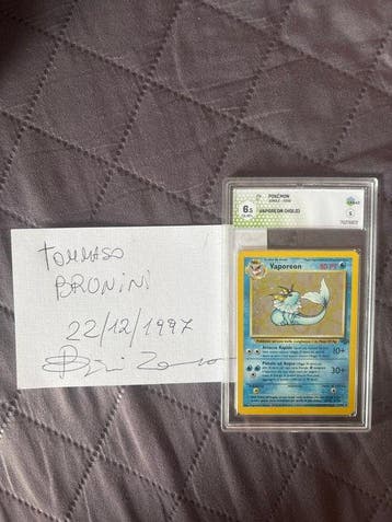 Pokémon - 6 Graded card - Vaporeon, Nidoqueen, Nidoking,, Hobby en Vrije tijd, Nieuw