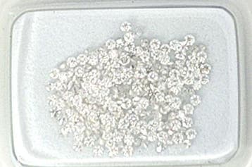 200 pcs Diamant (Natuurlijk) - 1.00 ct - Rond - F, D, Nieuw