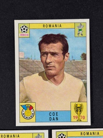 1970 Panini Mexico 70 World Cup, - Romania: Dan, Deleanu,, Nieuw