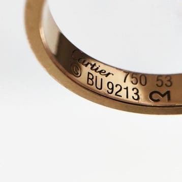 Cartier - Ring - 18 karaat Geel goud - mini-liefde, Nieuw