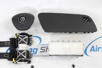 AIRBAG SET – DASHBOARD PANEEL VOLKSWAGEN POLO 6C, Gebruikt, Volkswagen