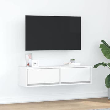 vidaXL TV Kast 100 x 31 x 25,5 cm Wit Bewerkt hout, Verzenden, Nieuw