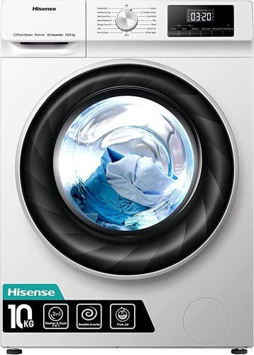 Hisense WDQA1014EVJM - Was-droogcombinatie - 10 kg wassen -, Ophalen of Verzenden, Nieuw