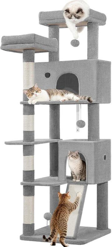 Krabpaal 178 cm, grote kattenboom, krabpaal voor grote katte, Verzenden