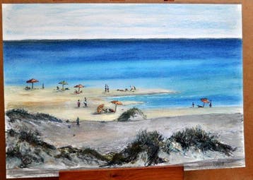 Niso Asni (1930-2020) - Dittico paesaggi sardegna, Antiek en Kunst