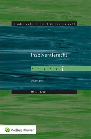 Insolventierecht / Studiereeks burgerlijk procesrecht, Verzenden, Zo goed als nieuw, E.F. Groot
