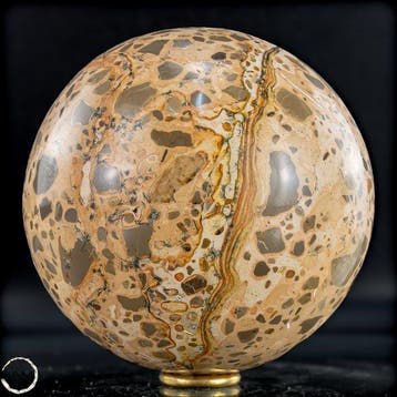 Natuurlijke luipaardjaspis Sphere- 2181.52 g, Verzamelen