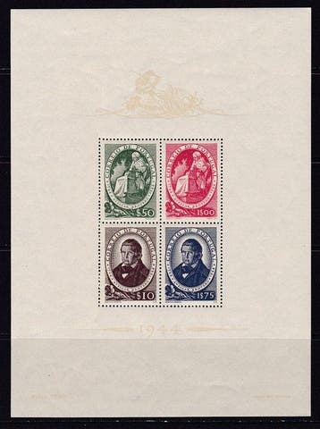 Portugal 1944 - Set HB Brotero - MNH - 3 blaadjes, Postzegels en Munten, Gestempeld