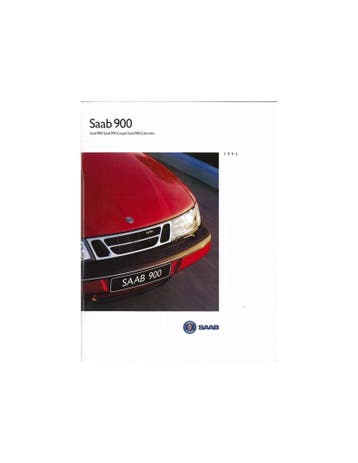1995 SAAB 900 BROCHURE NEDERLANDS, Ophalen of Verzenden