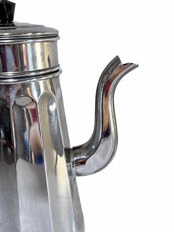 Ménagere + Unis - Theepot (2) - Aluminium, Chroom - Retro