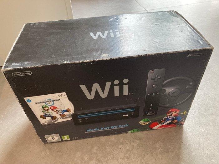 Nintendo - Wii - Mario Kart Wii Pack - Spelcomputer - In, Consoles de jeu & Jeux vidéo, Consoles de jeu | Accessoires Autre