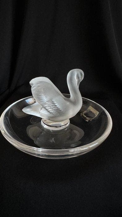 Lalique - Figuur - Crystal swan ring holder dish - Kristal, Antiek en Kunst, Antiek | Glaswerk en Kristal