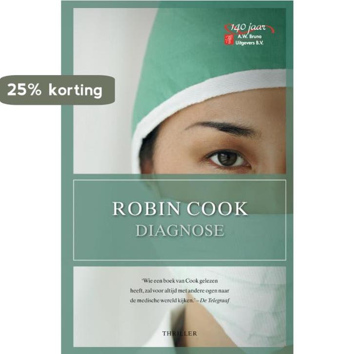 Diagnose 9789022994368 Robin Cook, Boeken, Thrillers, Gelezen, Verzenden