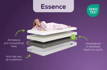 Kameo Essence Foam Aanpasbaar Matras | Swiss Sense, Huis en Inrichting, Verzenden, Nieuw