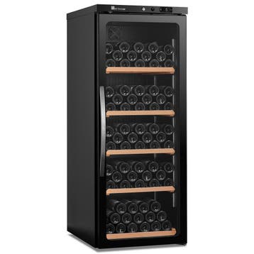 Wijnkoelkast | EXCLUSIVE | 371L (131x 75cl) | Zwart | 1, Verzenden, Nieuw in verpakking