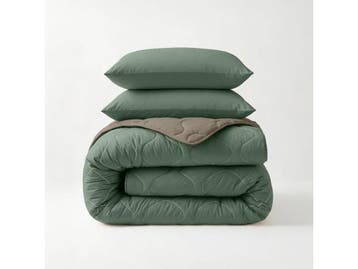 Veiling - Sleeptime Wasbaar dekbed 240 x 200 cm Groen, Kaki, Nieuw