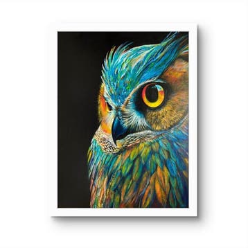 Luca Domiro - Sunset Horizon Owl - Large - Limited Edition, Antiek en Kunst
