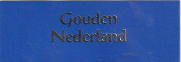Nederland. 42 vergulde zilveren en nikkelen munten in de