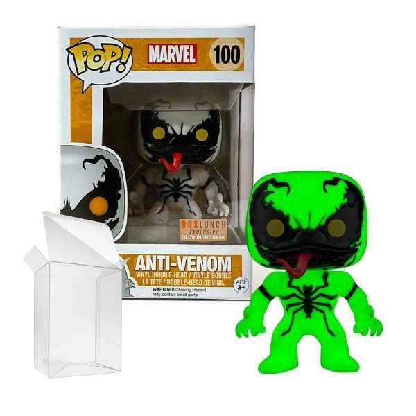 Funko Pop!  Anti-Venom #100 Box Lunch Glow, Collections, Jouets miniatures, Envoi