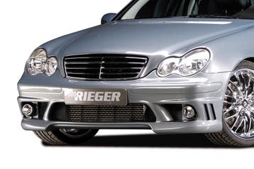 Rieger voorbumper | C-Klasse (W203): 05.00- - Sedan, T-model, Verzenden