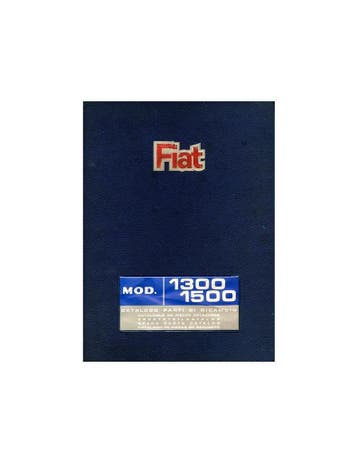 1968 FIAT 1300 1500 ONDERDELENHANDBOEK