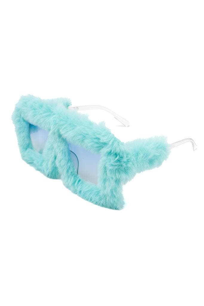 Vierkant Bont Zonnebril Blauw Montuur Kunststof Blauwe Glaze, Hobby & Loisirs créatifs, Articles de fête, Enlèvement ou Envoi