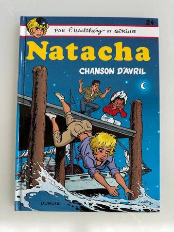 Natacha T24 - Chanson davril + dédicace - C - 1 Album -, Livres, BD